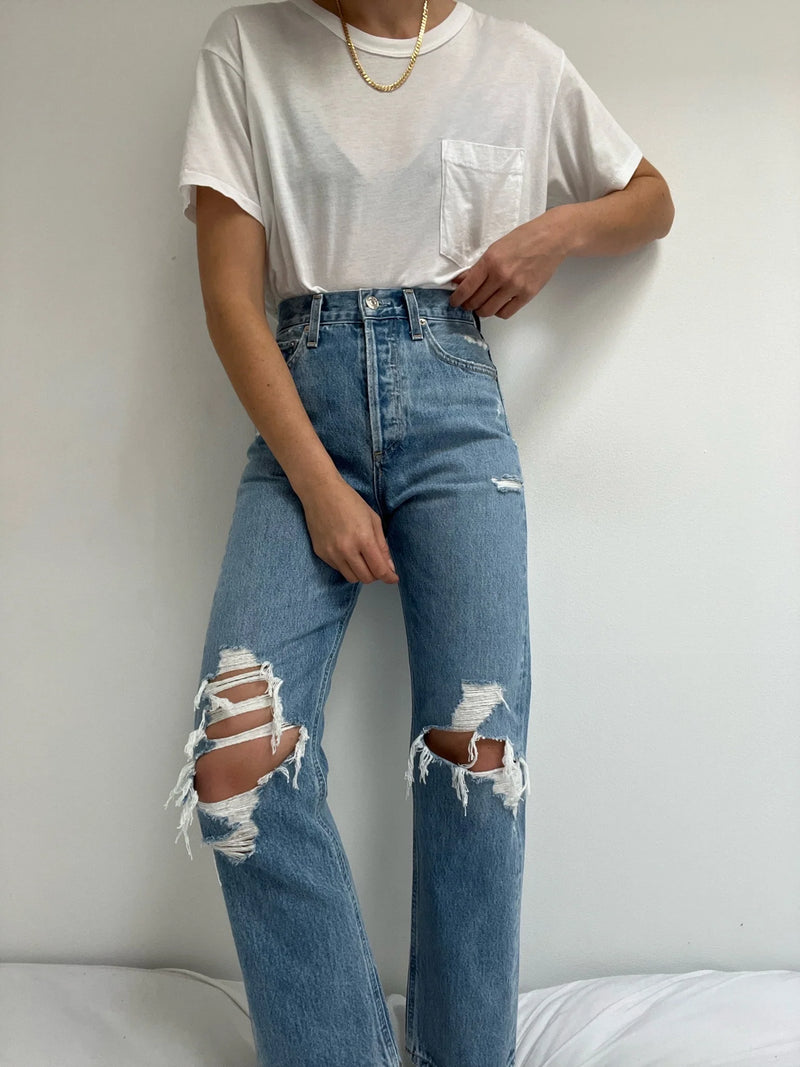 Agolde mom deals jeans