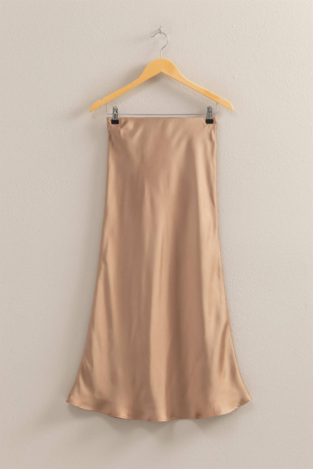 Satin Midi Skirt
