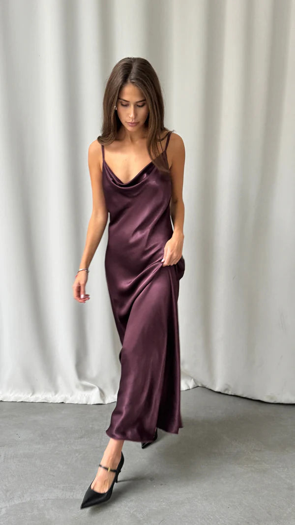 Charli Alena Satin Dress