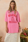 Marina Piccola Oversized Biker Tee
