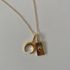 ‘I am one of a kind’ Affirmation Necklace- Gold