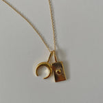 ‘I am one of a kind’ Affirmation Necklace- Gold