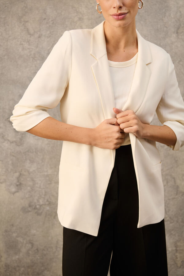 SOAKED IN LUXURY Shirley Blazer