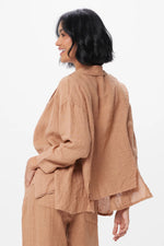 Slater Linen Open Jacket