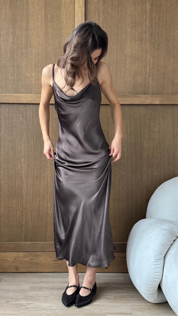 Charli Alena Satin Dress