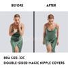 Double-Sided Magic Nipple Covers: Beige / 8cm