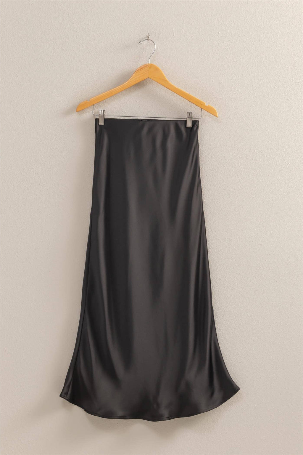 Satin Midi Skirt