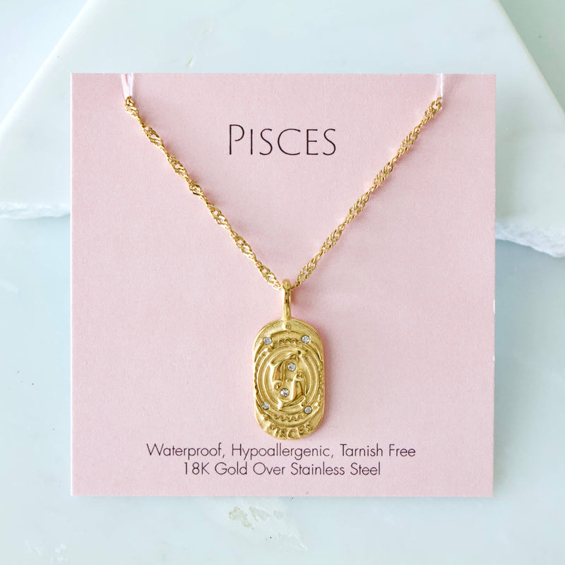 Zodiac Sign Necklaces - Waterproof