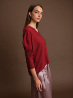 DELUC Betula Sweater Malbec