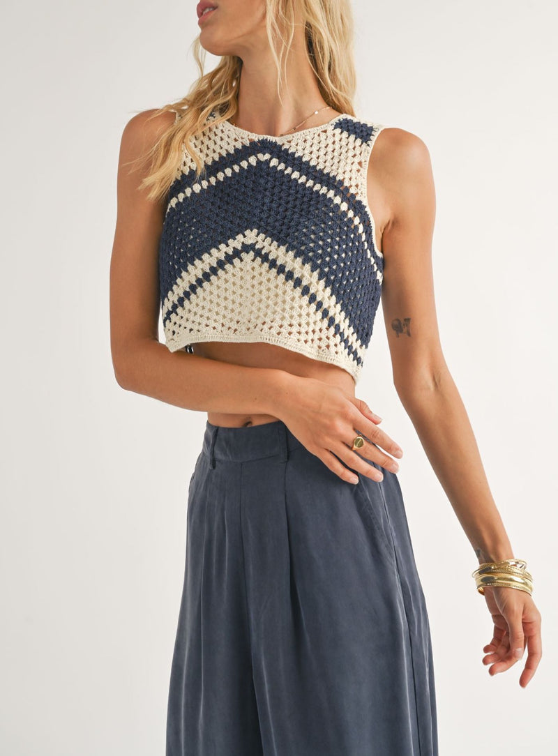 Beverly Crochet Sweater Tank