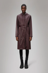 a line long jacket, rains, depth, waterproof, waterproof jacket, waterproofs, rain jacket, rain coat, burgundy, purple, winter, fall