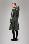 a line long jacket, rains, swamp, waterproof, waterproof jacket, waterproofs, rain jacket, rain coat, green, navy green, dark green, winter, fall