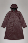 a line long jacket, rains, depth, waterproof, waterproof jacket, waterproofs, rain jacket, rain coat, burgundy, purple, winter, fall