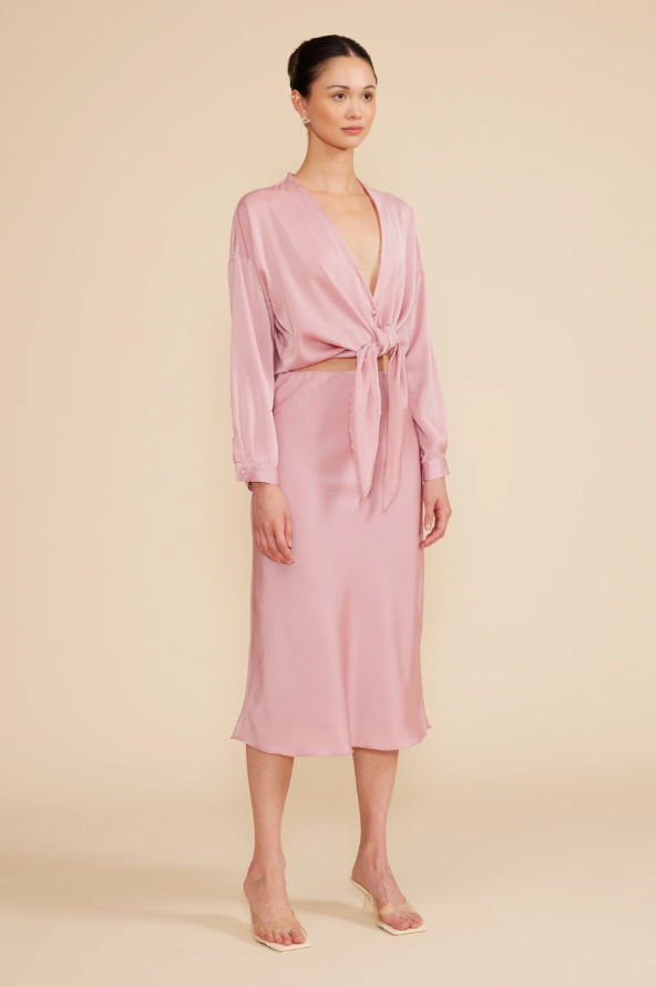 LUCY IN PARIS - Adonia Bias Skirt
skirt, midi skirt, satin skirt, pink skirt, spring skirt, summer skirt, satin, midi, maxi skirt, casual skirt, smart casual, casual, cocktail, cocktail skirt, satin, spring, summer, dressy skirt, formal, formalwear, workwear, 