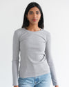 Ribbed Fitted Long Sleeve