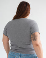 Ribbed Fitted T-Shirt