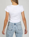 Brunette The Label - Ribbed Cropped T-Shirt