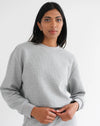 Waffle Boxy Long Sleeve Top