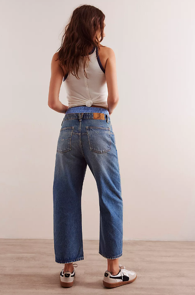 Deep Trance Dropped Boyfriend Jean