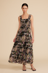 LUCY IN PARIS - Dylan Smocked Dress
spring dress, dress, dressy dress, dressy, smock dress, smocked dress, ruching, ruched dress, spring, maxi dress, ankle dress, midi dress, flowery, floral, floral print, flowy dress, black floral