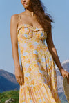 SPELL - Enchanted Wood Strappy Maxi Dress - Dandelion