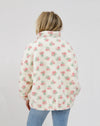 BRUNETTE THE LABEL - Floral Sherpas
sherpa, jacket, coat, teddy jacket, teddy coat, teddy bear jacket, teddy bear coat, teddy sherpa, teddy bear sherpa, zip up, zip, zip coat, zip jacket, floral, floral pattern, floral coat, floral jacket