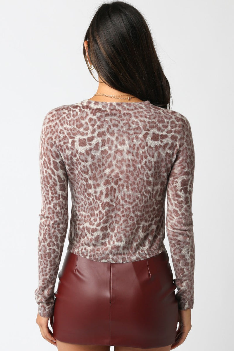 Soft Leopard Cardi