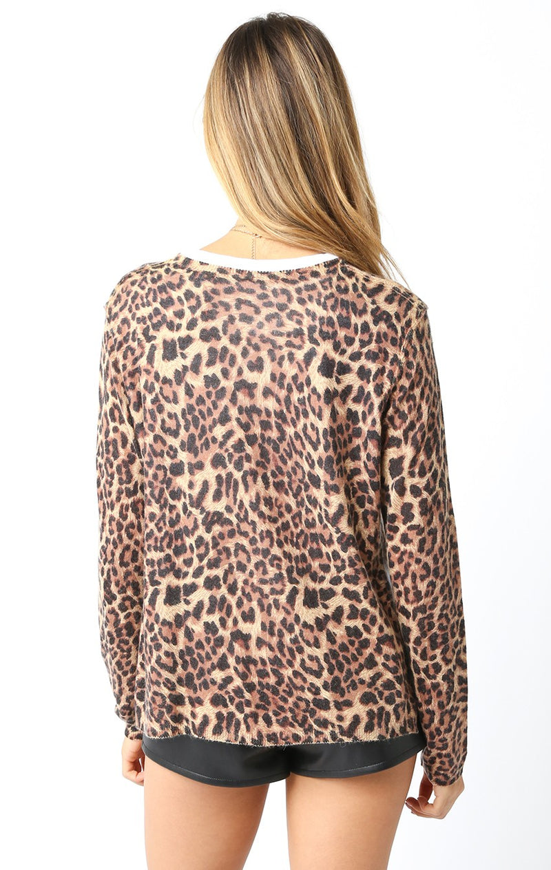Leopard T Knit