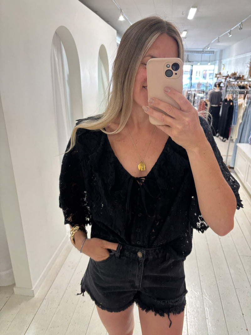 Luxe Lisbon Lace Blouse