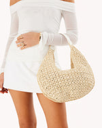 BILLINI - Jasmine Shoulder Bag
shoulder bag, handbag, bag, womens bag, womens handbag, womens shoulder bag, raffia, raffia bag, natural, natural bag, beach bag, beachy bag, beach vibe, beachy, small bag,