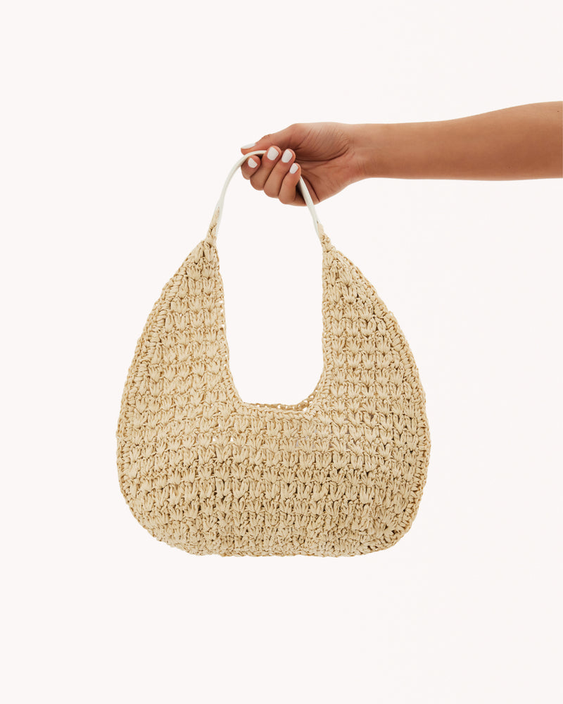 BILLINI - Jasmine Shoulder Bag
shoulder bag, handbag, bag, womens bag, womens handbag, womens shoulder bag, raffia, raffia bag, natural, natural bag, beach bag, beachy bag, beach vibe, beachy, small bag,
