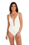 Island Goddess Plunge One Piece
