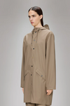 long jacket, rains, beige, waterproof, waterproof jacket, waterproofs, rain jacket, rain coat