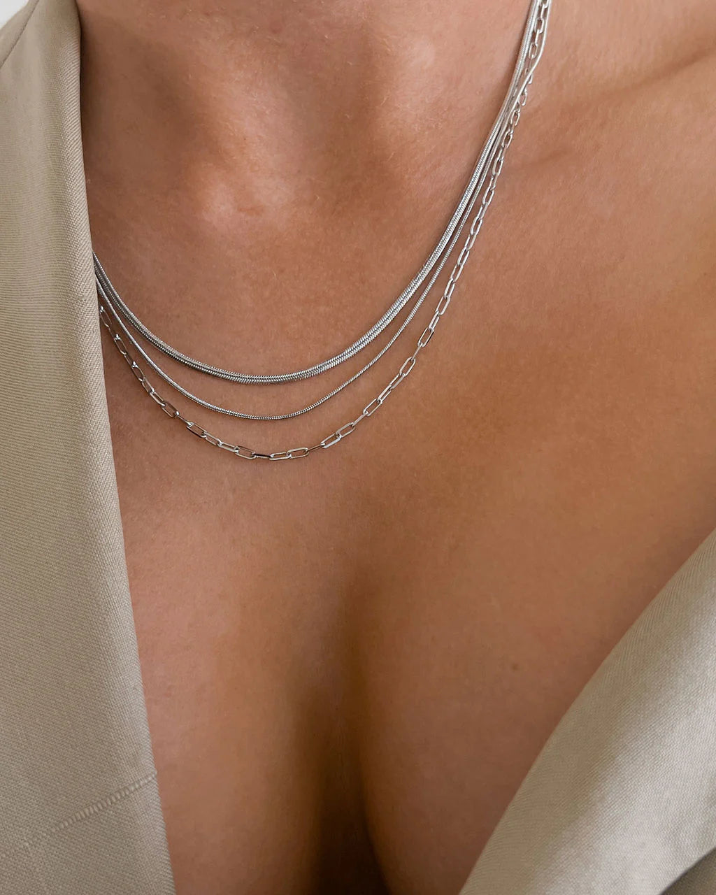 LUV AJ - Chandon Multi Chain Charm Necklace