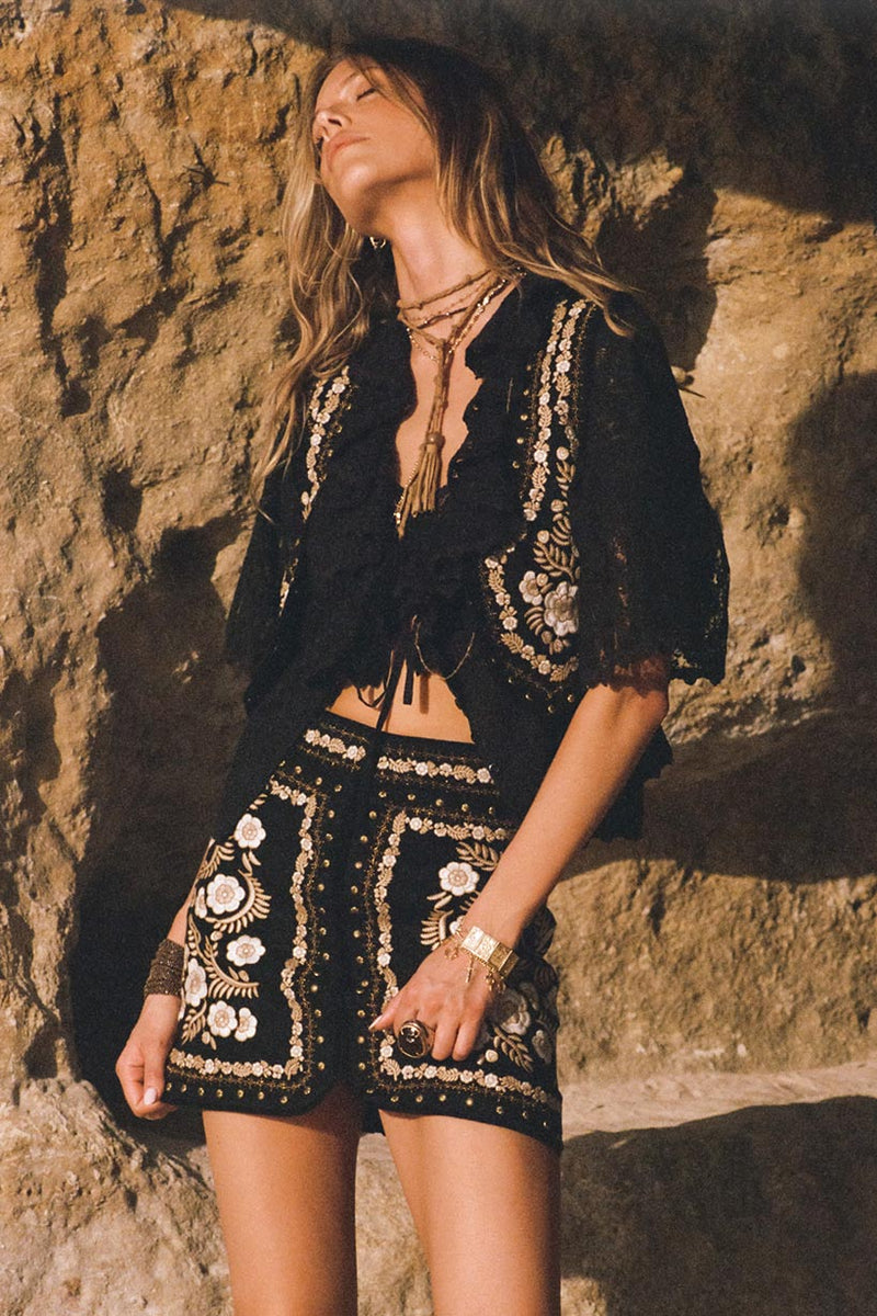Luxe Lisbon Lace Blouse