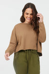 Madeline Crew Neck Drop Shoulder Sweatshirt