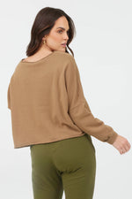 Madeline Crew Neck Drop Shoulder Sweatshirt