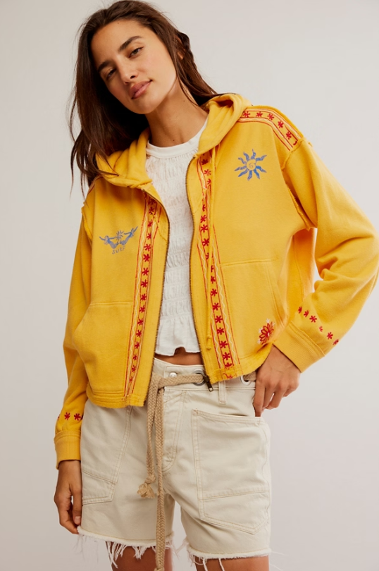 FREE PEOPLE - Mermaid Hoodie
hoodie, sweater, jumper, zip up, zip up hoodie, zip up sweater, zip up jumper, zip hoodie, zip sweater, zip jumper, beachy, beach, beachy sweater, summer sweater, summer jumper, beachy jumper, summer hoodie, beachy hoodie, yellow, mermaid, 