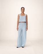 GRACE AND MILA - Patine Pants
pants, trouser, trousers, midrise, midrise pants, mid rise pant, mid trousers, mid rise trousers, matching set, coord, coordinating set, matching, coordinating, pinstripe
