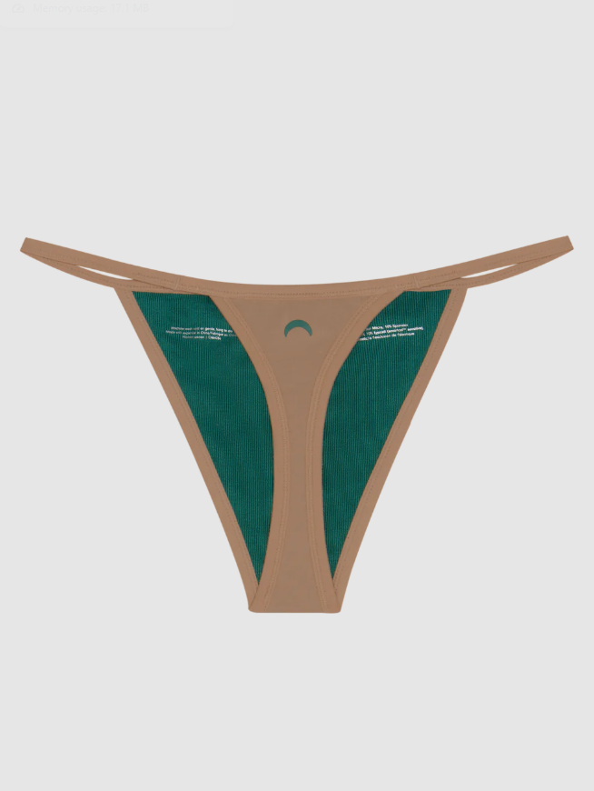 HUHA - High Rise Thong
huha, healthy undies, underwear, no toxins, all natural, natural, natural fabric, zinc fabric, zinc undies, bras, mineral undies, healthy undies, thong, high rise thong, hihg rise, low profile thong, boxers, long boxer, boxer, briefs,