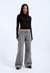 DR DENIM - Alia Top
logn sleeve, long sleeve top, top, shirt, long sleeve shirt, fitted top, fitted shirt, fitted top, thumb holes, top with thumb holes, high neck, high neck top, high neck long sleeve