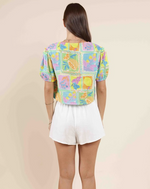 Mimosa Front Tie Top