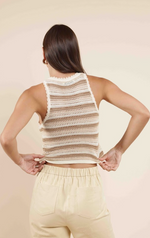 Tisha Striped Sweater Tank
