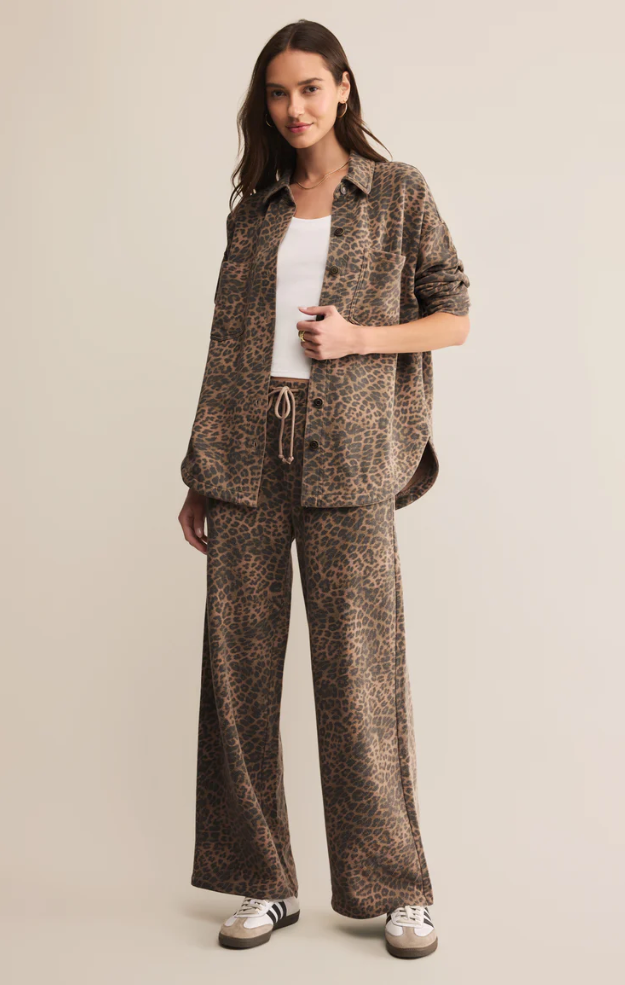 Z SUPPLY - Hunter Leopard Knit Pant