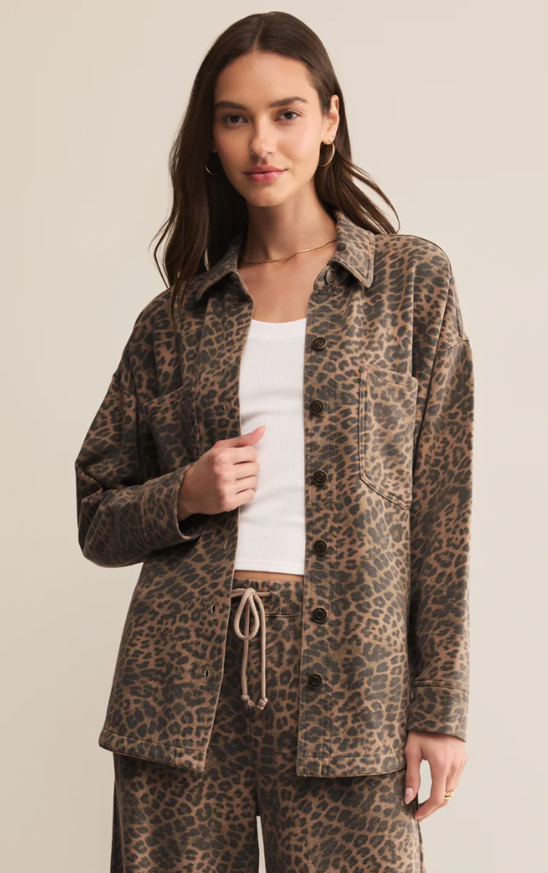 Z SUPPLY - All Day Leopard Jacket