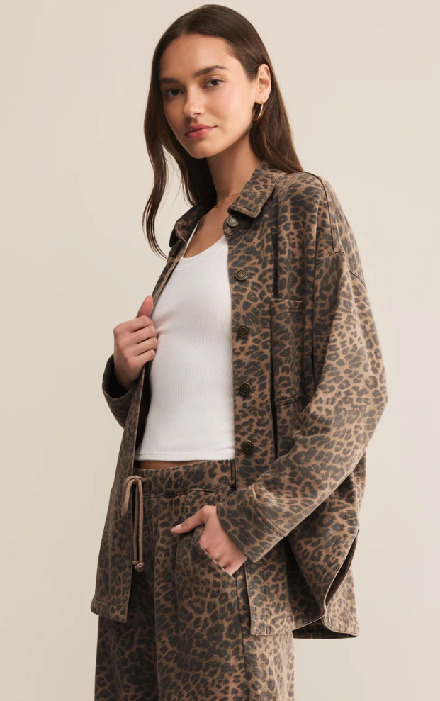 Z SUPPLY - All Day Leopard Jacket