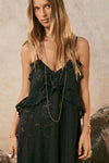 Luxe Lisbon Lace Strappy Maxi Dress