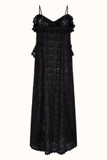 Luxe Lisbon Lace Strappy Maxi Dress