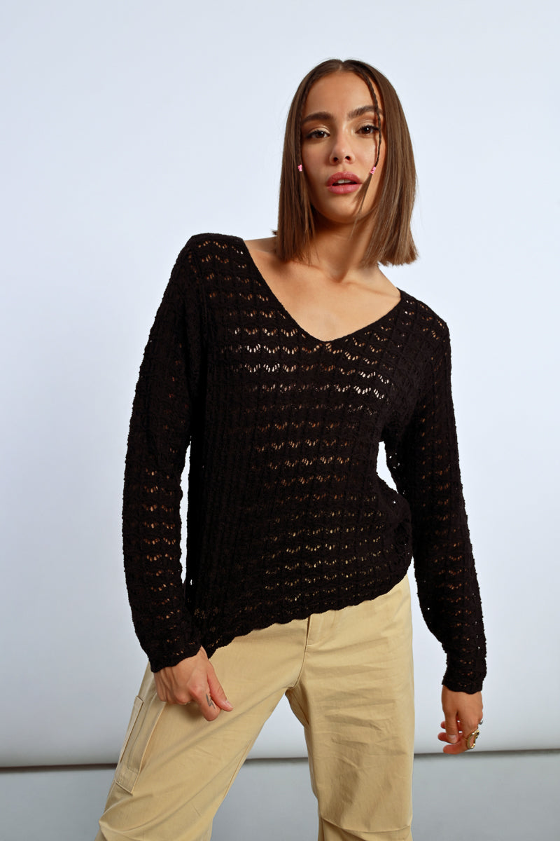 MOLLY BRACKEN - Crochet Sweater
sweater, light sweater, spring sweater, summer sweater, jumper, spring jumper, summer jumper, light jumper, outerwear, crochet, 