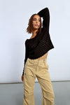 MOLLY BRACKEN - Crochet Sweater
sweater, light sweater, spring sweater, summer sweater, jumper, spring jumper, summer jumper, light jumper, outerwear, crochet, 